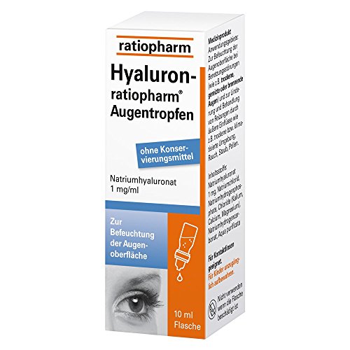 Ratiopharm Hyaluron-ratiopharm Augentropfen, 10 ml