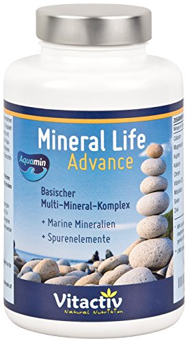 MINERAL LIFE Advance – Organische Mineralien mit AQUAMIN für gesunden Säure-Basen Haushalt (120 Kapseln)